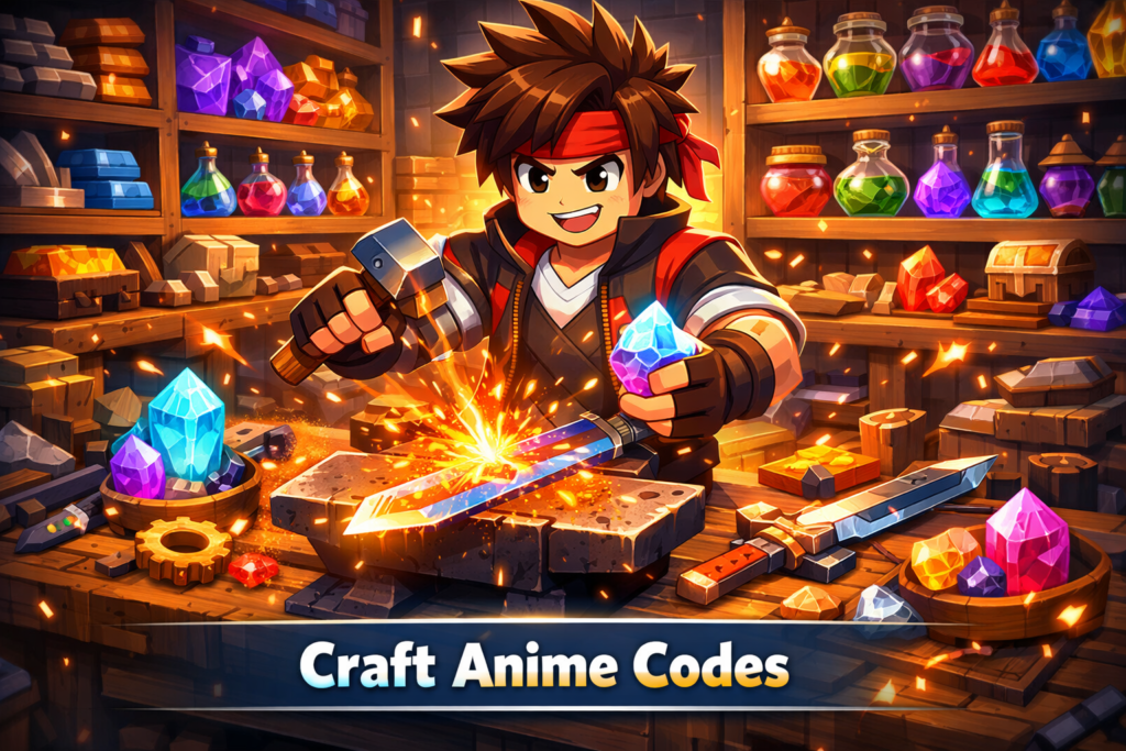Craft Anime Codes (March 2026)