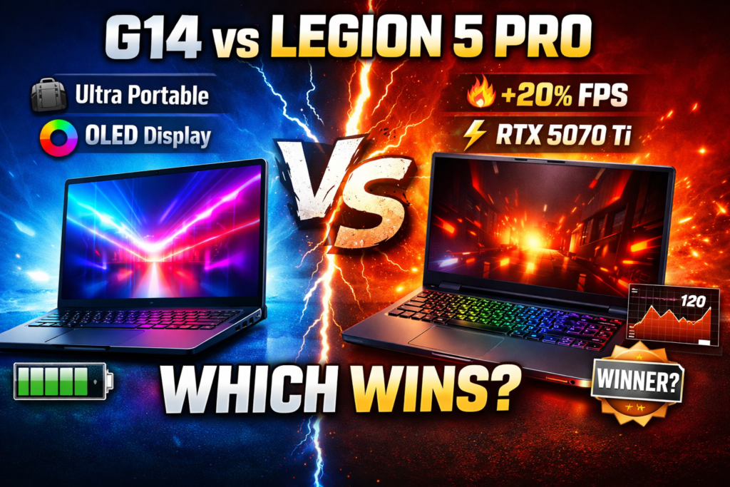 ROG Zephyrus G14 vs Legion 5