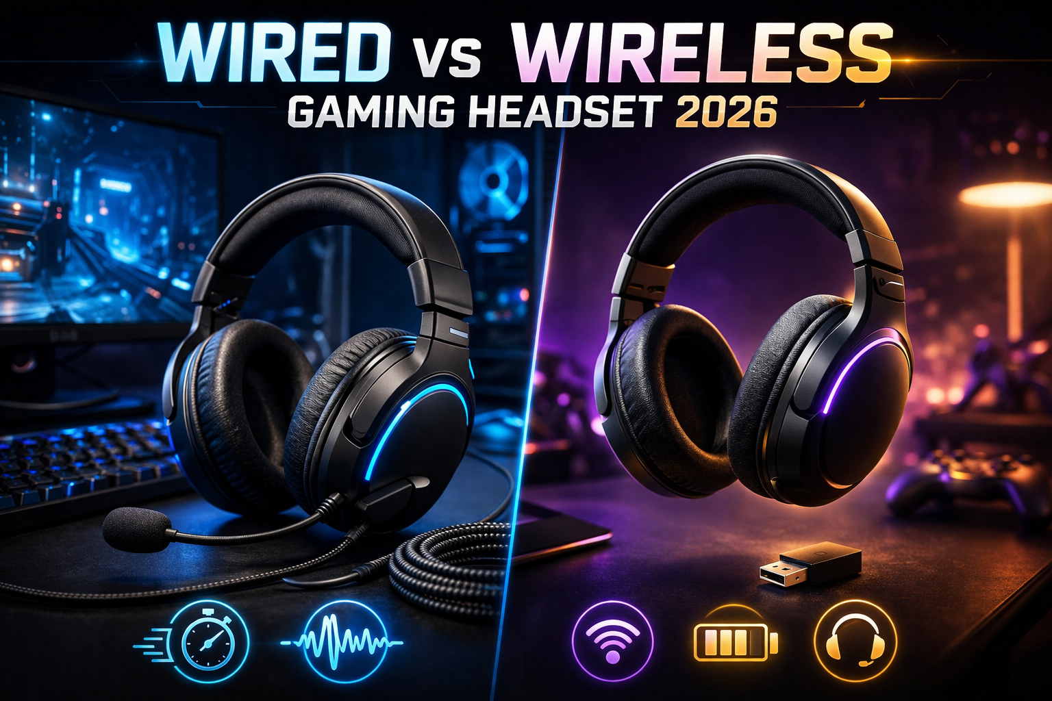 wired vs wireless gaming headset